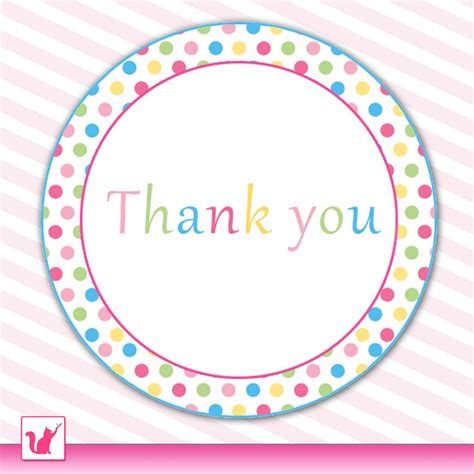 Free Printable Candyland Thank You Tags
