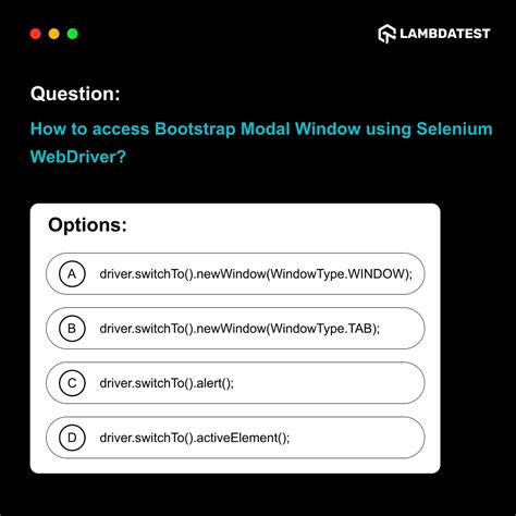 Challenge 1 How To Access Bootstrap Modal Window Using Selenium