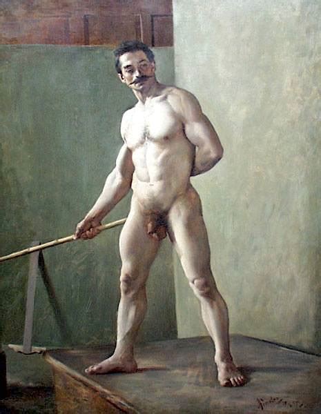 Jan Preisler Academic Male Nude National Gallery Praha