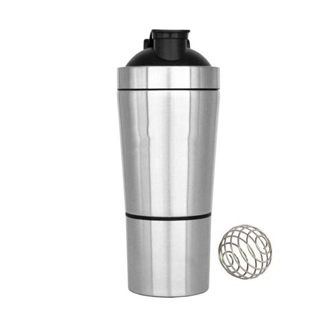 Stainless Steel Shaker With Whisking Ball Protein Bottle Protein Shaker Bottle Shaker