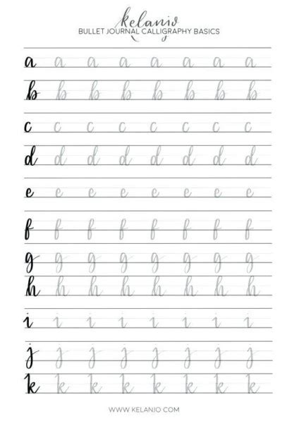 20+ free brush lettering practice sheets. Calligraphy Worksheets Printable - Worksheets Samples