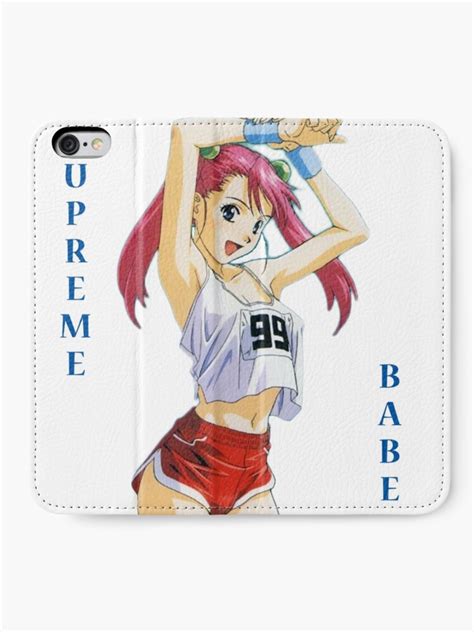 Anime Girl Supreme Babe Iphone Wallet By Wpersonw1 Redbubble