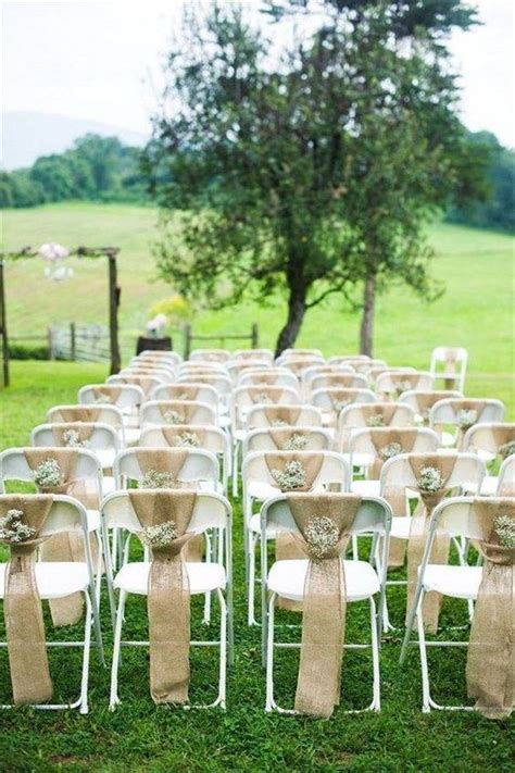 Must Have Wedding Chair Decorations For Ceremony Wedding Chair Decorations Rustic Burlap
