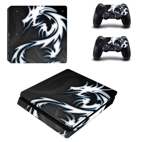 Dragon Skins For Playstation 4 Ps4 Slim Console Skin Stickers 2pcs