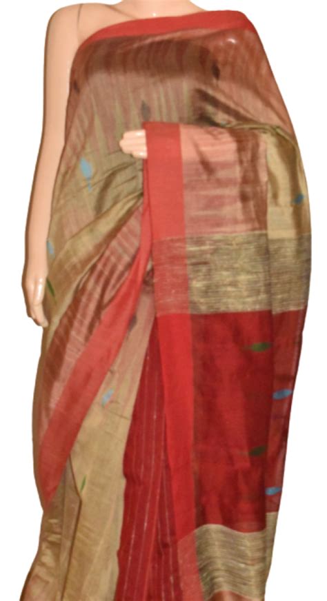 Athena Cart Red Formal Wear Banarasi Cotton Silk Saree 6 M With Blouse Piece At Rs 1499 In
