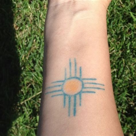 New Mexico Symbol Tattoos Sun Tattoos Inspirational Tattoos