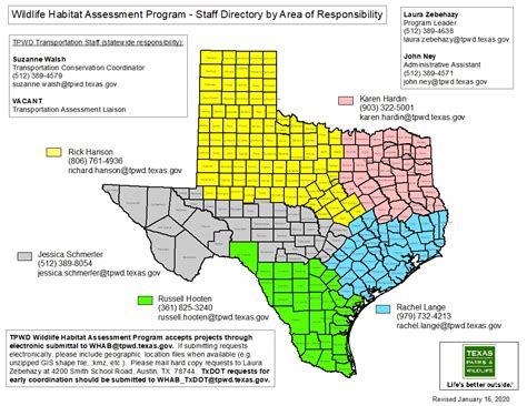 Texas Wildlife Management Area Map