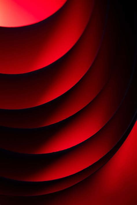 Download Stacked Circles Red Gradient Background