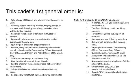 11 General Orders Ppt Download