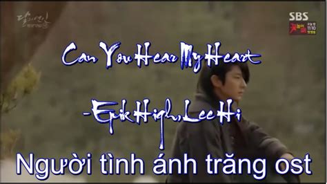 Phiên âm Tiếng Việt Can You Hear My Heart Epik High Lee Hi