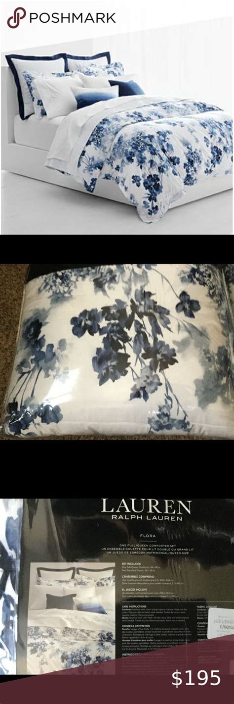 Lauren Ralph Lauren Flora Blue Comforter Set Blue Comforter Sets