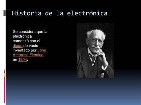 Historia De La Electrónica