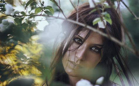 Wallpaper Face Sunlight Forest Women Outdoors Model Portrait