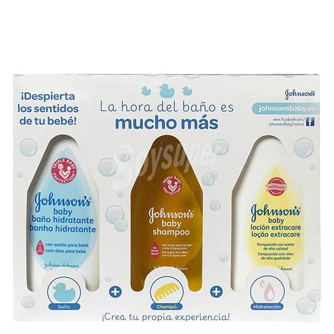 Johnsons Baby Pack Baño Jabón Hidratante 750 Ml Champú Gold 500 Ml