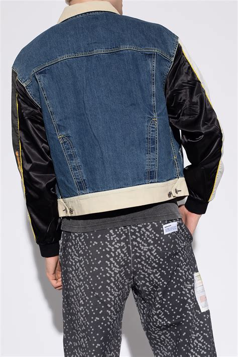 Diesel Jacket With Decorative Sleeves Mens Clothing Vitkac