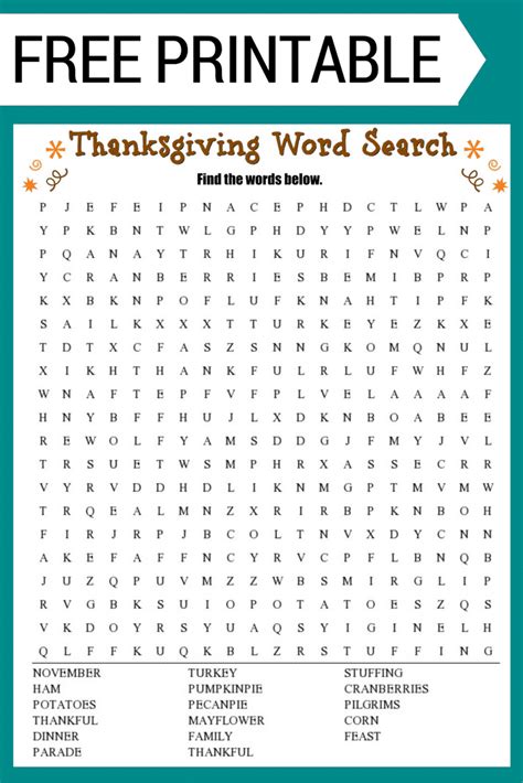 Free Printable Word Searches For Adults