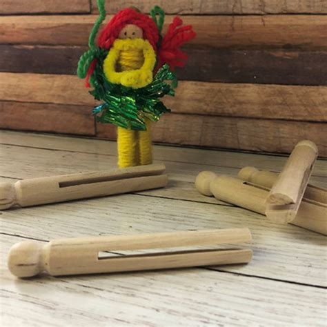 Wooden Doll Pins 25 Clothes Pins For Classroom And Craft