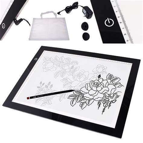 Led Artist Stencil Board Tattoo Drawing Tracing Table Display Light Box
