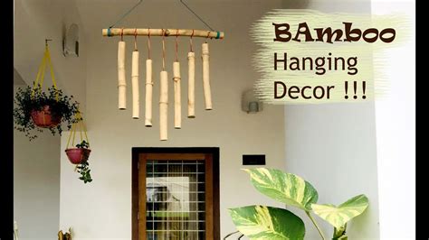 Diy Bamboo Hanging Decor Easy To Make Home Decor Interior Decor