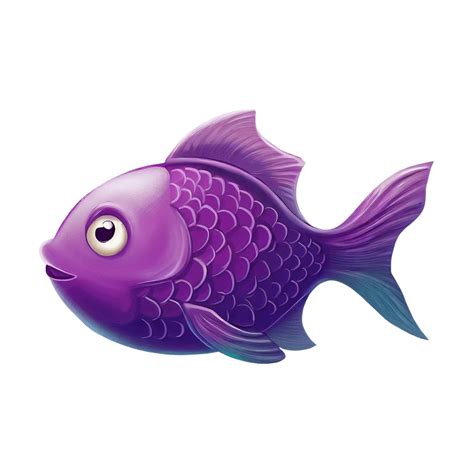 Purple 1 Beautiful Fish Icon Fish Illustration Iconpack Icon Archive