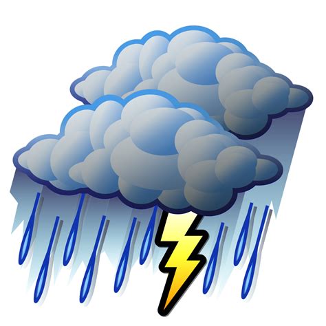 Rain Cloud Thunderstorm Clip Art Cute Cloud Cliparts Png Download