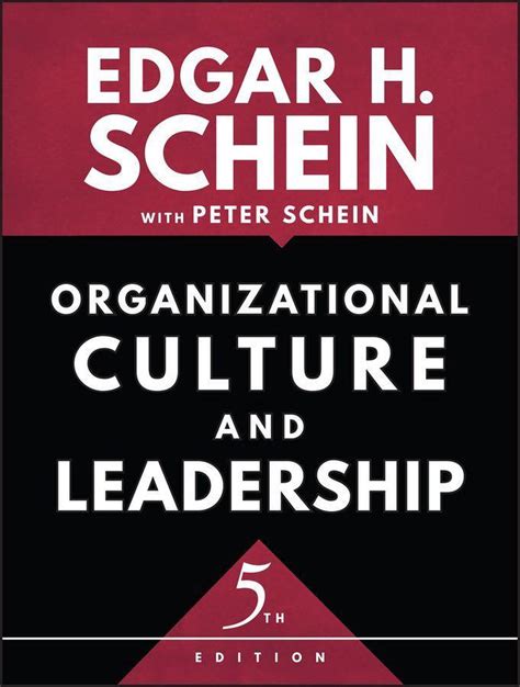 Organizational Culture And Leadership Ebook Edgar H