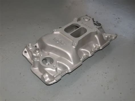 Weiand Stealth Sbc Chevy Aluminum Intake Manifold Dual Plane High