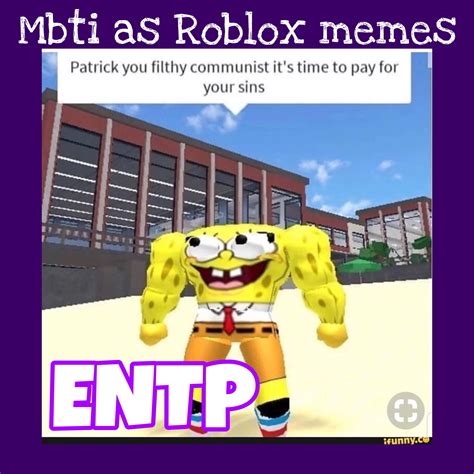 ENTP In Roblox Pt Mbti Entp Mbti Personality