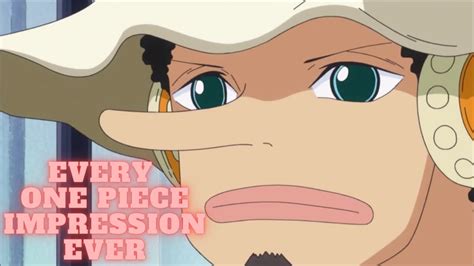One Piece Impressions All Imitations Luffy Zoro Nami Chopper Usopp Sanji Robin Funny Moments