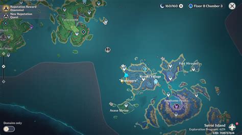 Genshin Impact All Viewpoint Locations On Seirai Island Patch 21