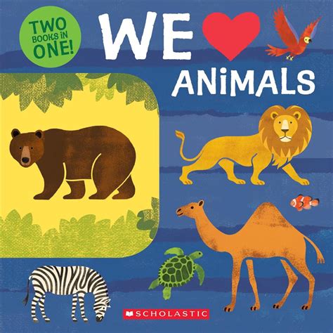 We Love Animals Two Books In One By Lo Cole English Novelty Book