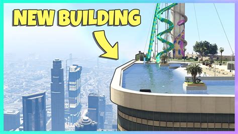 Gta 5 New Tallest Building In Los Santos My First Mod Youtube