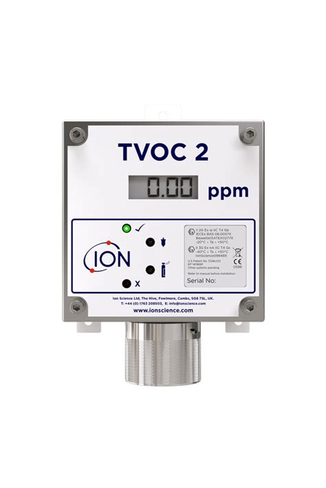 Continuous VOC Gas Detector Ion Science