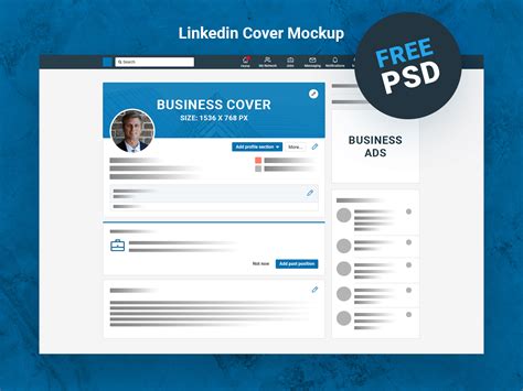 Linkedin Cover Mockup Free Download Search By Muzli