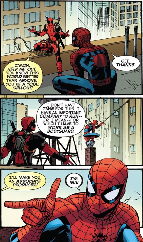 Marvel Calls Out Dc In The Pages Of Spider Mandeadpool Comic