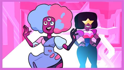 Cotton Candy Garnet On Garnet S Outfit Rose Cuarzo Youtube