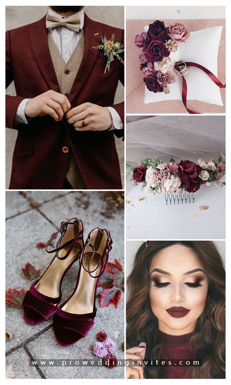 50 Elegant Burgundy And Marsala Color Combo For Fall Wedding Marsala