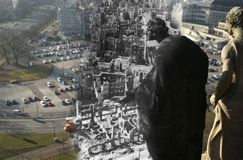The dresden frauenkirche is a lutheran church in dresden, the capital of the german state of saxony. Bombing of Dresden: Poignant then and now pictures show ...