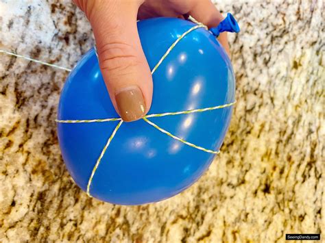 Diy Bakers Twine Easter Eggs Using A Balloon And Glue Seeing Dandy