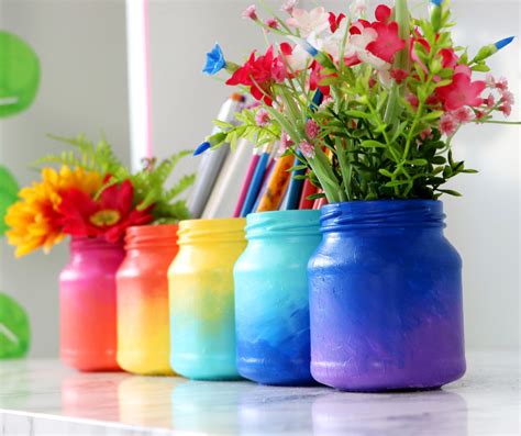 3 Colorful Ways To Transform Glass Jars Karen Kavett