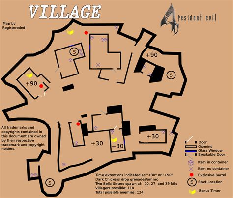 Resident Evil 4 Mercenaries Village Map Map For Xbox One By