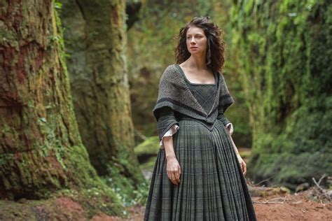 Outlander Season 1 Claires Green Tartan Dress Costume Antique