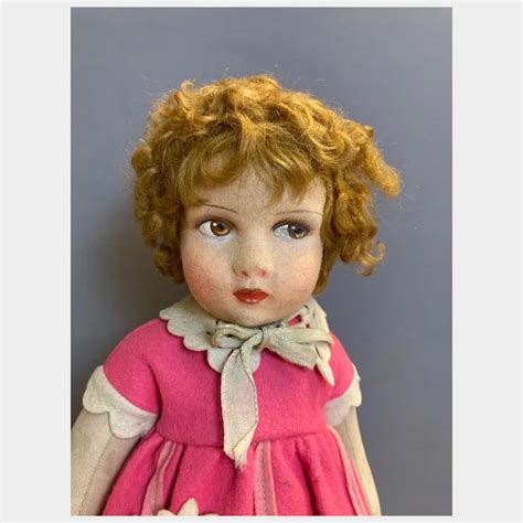 French Raynal Felt Doll Type Lenci Ruby Lane