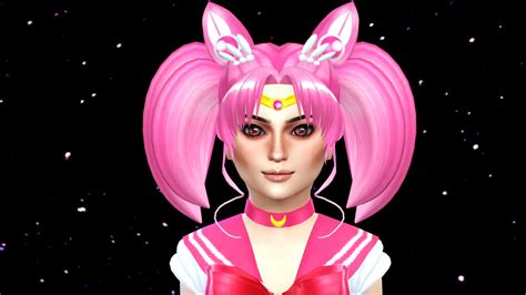 The Sims 4 I Sailor Moon I Black Lady And Sailor Chibi Moon 🌙