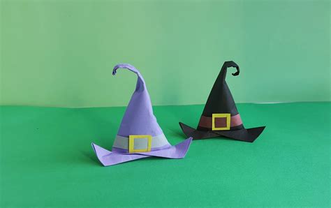 How To Make An Origami Witchs Hat The Gingerbread Uk