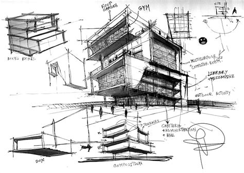 Architectural Sketch By Rafiq Sabrasketches
