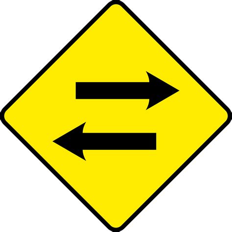 Sign Arrow Png Excellent Warning Signs Traffic Png Clip Art Library