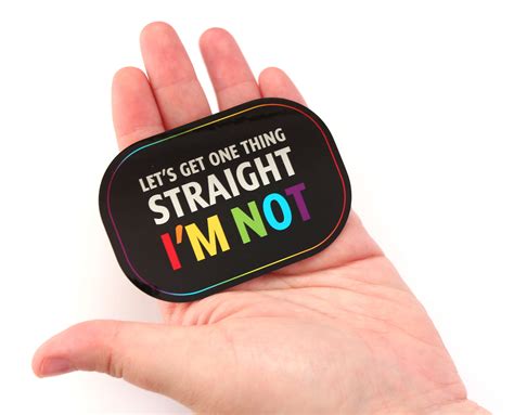 Pride Lgbtq Gay Straight Im Not Laptop Sticker Compoco
