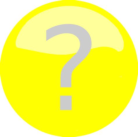 Yellow Question Mark Clip Art At Vector Clip Art Online