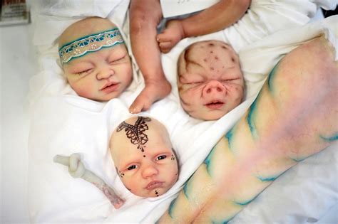 Reborns Photos Of Creepy Hyper Realistic Silicone Newborn Baby Dolls